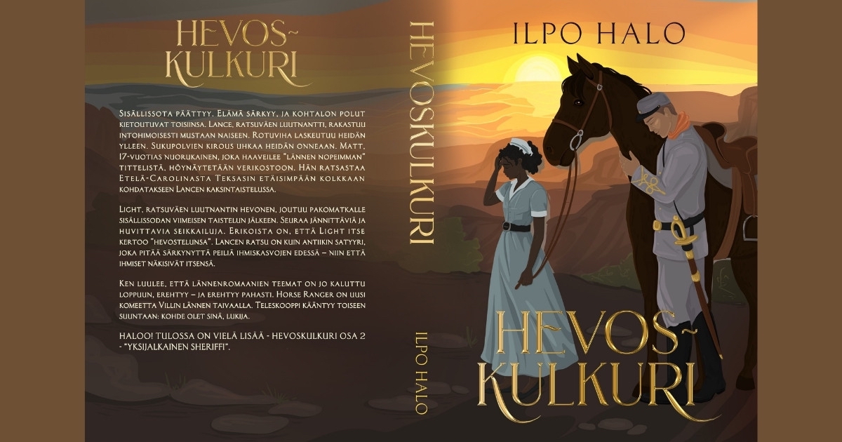 Hevoskulkuri – kirjan kansi